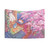 Cute Cats and Cherry Blossom Tapestry