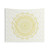 Yellow Mandala Tapestry for Dorms and Home Decor