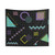 Retro 80s/90s Memphis Pattern Tapestry