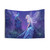 Luminescent Fairy and Dragon Art Tapestry