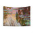 Water Lilies Setting Sun Monet Tapestry