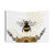Sunflower Bee Honey Comb Yellow Tapestry