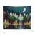 Celestial Star Forest Reflection Tapestry