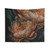 Dark Academia Peony Flower Wall Tapestry Art