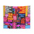 Neon Vibes Collage Tapestry Wall Hanging