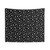 Starry Night Black and White Tapestry