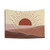 Minimalist Sunburst Tapestry Wall Hanging