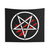 Antifascist Satanic Tapestry with Iron Front Symbol