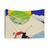 Vintage Swiss Alps sport advertising tapestry