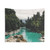 River in the Forest Tapestry - Outdoor Nature Wall Decor