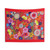Fleur-Moi Red Flower Pattern Tapestry