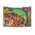Psychedelic Chameleon Tapestry - Vibrant Colorful Lizard Art