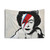 Banksy Tapestry - Queen Elizabeth Rockband Face Makeup Art