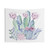 Trendy Desert Cacti Design Tapestry