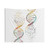 DNA Double Helix Watercolor Art Tapestry