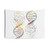 DNA Double Helix Watercolor Art Tapestry