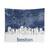 Boston Skyline Tapestry Wall Hanging