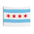 Chicago Flag Tapestry - Patriotic Home Decor