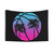 Miami Vice Basketball Tapestry - Black Wall Decor