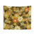 Retro 1970s Floral Pattern Tapestry Wall Hanging