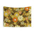 Retro 1970s Floral Pattern Tapestry Wall Hanging