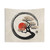 Enso Circle and Bonsai Tree Zen Canvas Tapestry