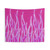 Pink flames tapestry with aesthetic design