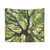 Enchanted Forest Tapestry with Sunlit Tree