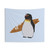 Big Z Cartoon Penguin Surfer Tapestry