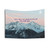 Worship Lyrics Tapestry featuring a mountain landscape