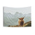 Vintage Highland Cow Tapestry Wall Hanging