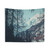 Mountain Forest Tapestry with Snow-Capped Alps Landscape