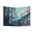 Mountain Forest Tapestry with Snow-Capped Alps Landscape