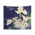 Irises Japanese Woodcut Tapestry Wall Hanging