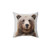 Colorful Grizzly Bear Pillow for Modern Animal Decor