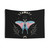 Transgender Pride Celestial Tapestry featuring a Luna Moth and Crescent Moon