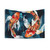 Metallic Koi Tapestry - Contemporary Aquatic Home Decor