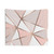 Pink, Grey & Gold Geometric Wall Tapestry