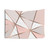 Pink, Grey & Gold Geometric Wall Tapestry