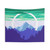 Pride Mountain Subtle Gay Pride Flag Design Tapestry