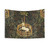 Unicorn in Captivity Tapestry - Gothic Fantasy Floral Art
