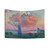Abstract French Tapestry Wall Hanging - The Rose Cloud
