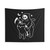 Death Rides A Black Cat Halloween Tapestry