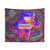 Trippy Astronaut Tapestry - Vibrant Space and Galaxy Design