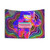 Trippy Astronaut Tapestry - Vibrant Space and Galaxy Design