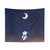 Whimsical Moon Bunny Tapestry