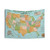 Vintage National Parks of America Map Tapestry