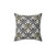 Art Deco Patterned Black and White Pillow
