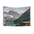 Lago Di Braies VII Tapestry featuring mountain lake and reflection