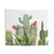 Cactus Watercolor Tapestry - Vibrant Home Decor